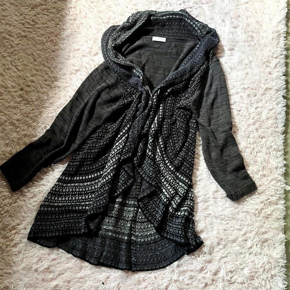 Slouchy Cozy Gothic Emo Grunge Ruffle Whimsical Cardigan Women's L Witchy Zodiac
